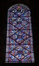 Stained Glass Chartres Cathedral, France Ã¢â¬â Bay 41 Royalty Free Stock Photo